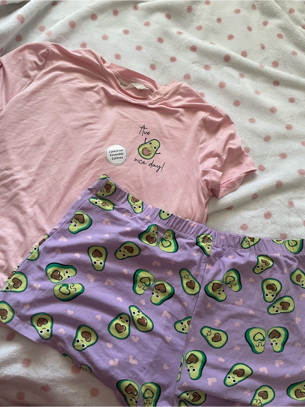 “avo nice day” pajama set💝brand new